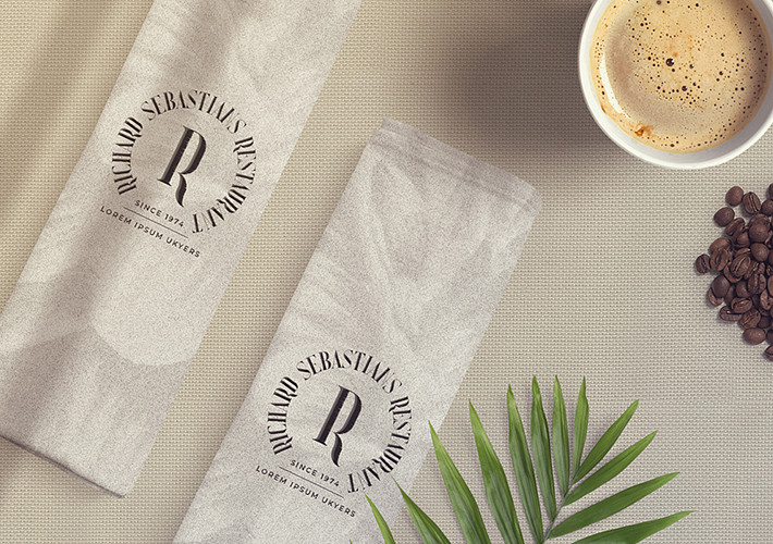 Pack de serviettes de restaurant élégantes