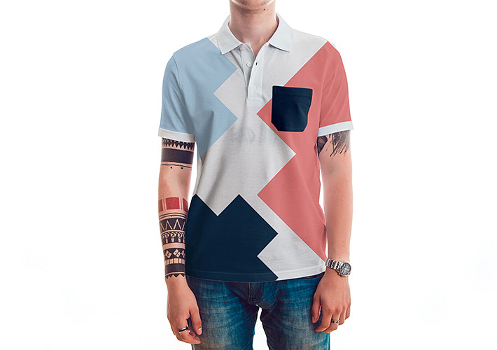 Mockups de polos pour homme