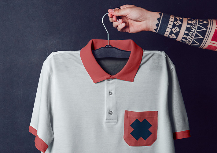 Mockups de polos pour homme