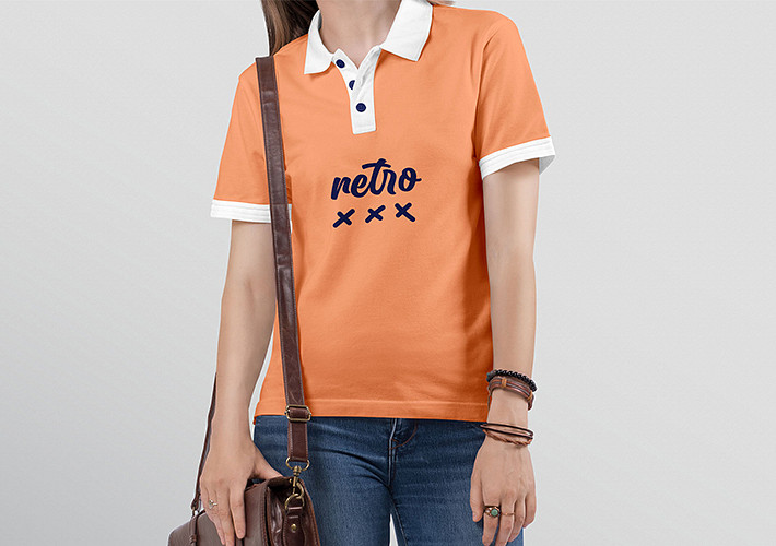 Mockups de polos pour femmes