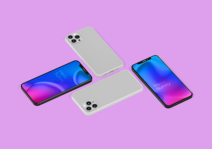 iPhone 12 Mockup Kit