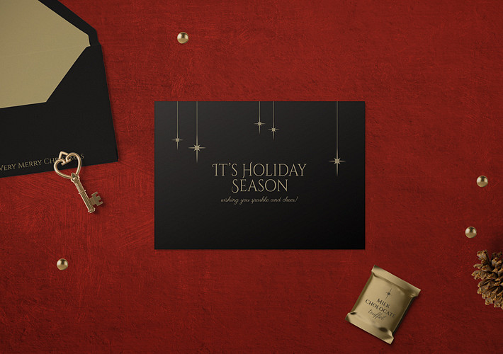 Pacote de Mockups de Natal