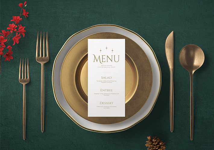 Pacote de Mockups de Natal