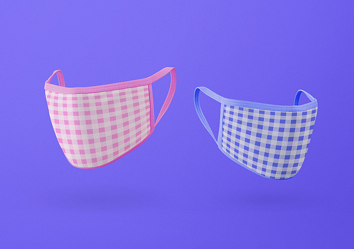 Mockups de Mascarillas con Estampado