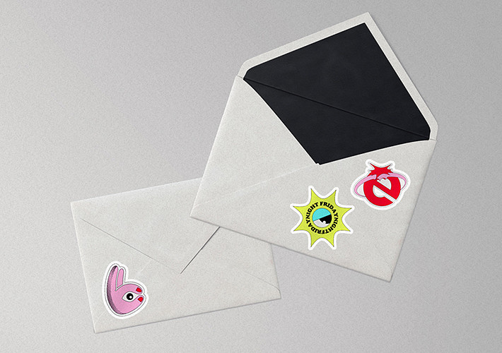 Mockups de Adesivos Cortados