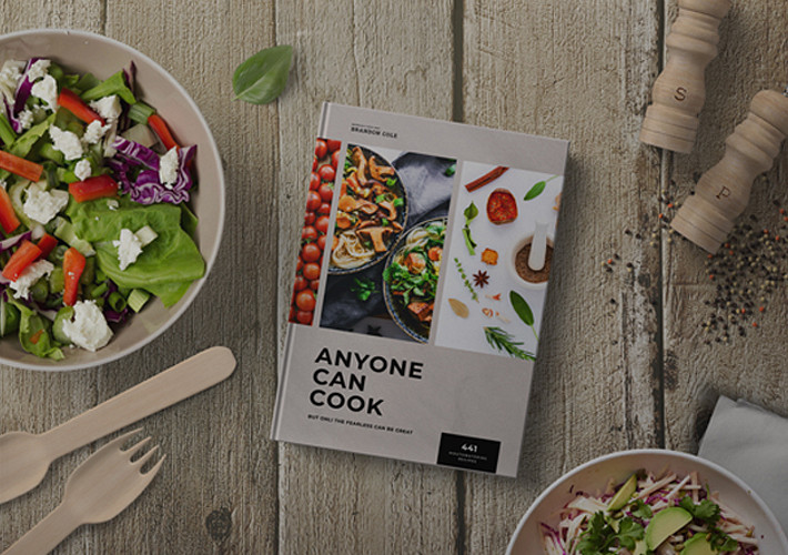 Lezzetli Yemek Kitabı Mockup'ları