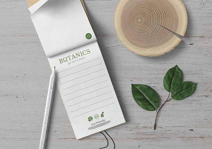 Mockups de Eco Papelaria e Dispositivos