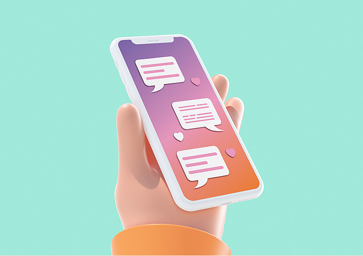 3D Cartoon iPhone Mockups