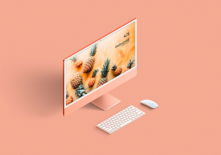 Set de Mockups Realistas de iMac