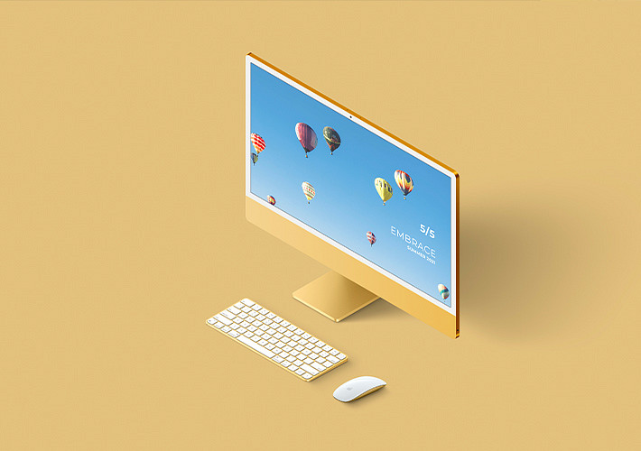 Set de Mockups Realistas de iMac