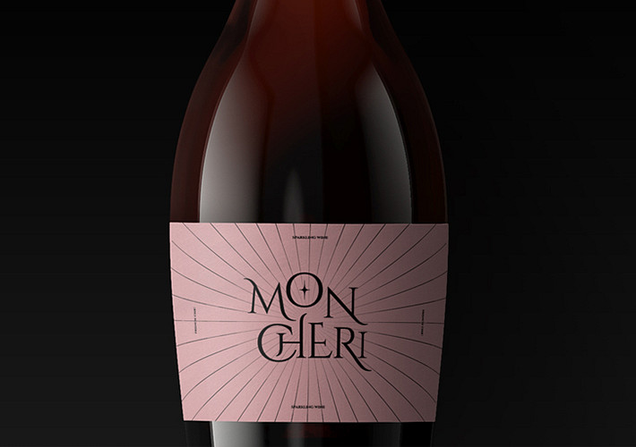 Paquete de Elegantes Botellas de Champán