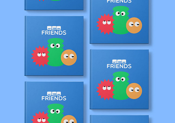 Mockups de livres colorés