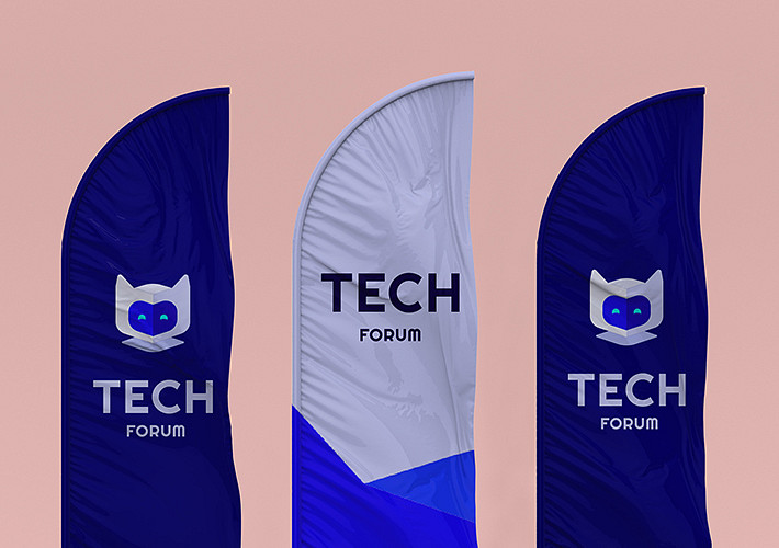 Pack promotionnel de drapeaux debout