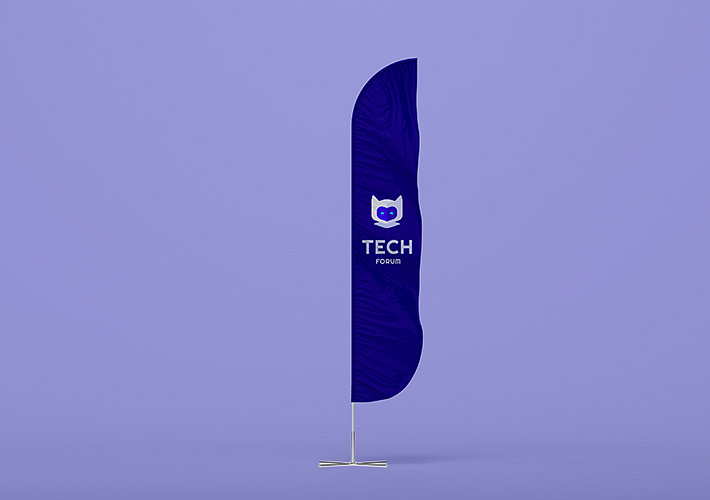 Pack promotionnel de drapeaux debout