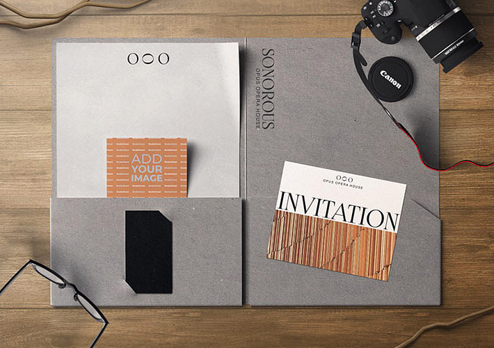Kit de Mockups de Pastas de Negócios