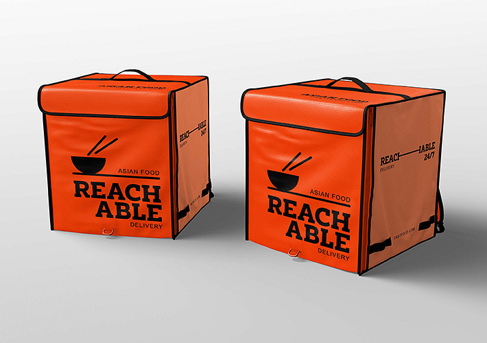 Paquete de mockups de bolso de entrega a domicilio