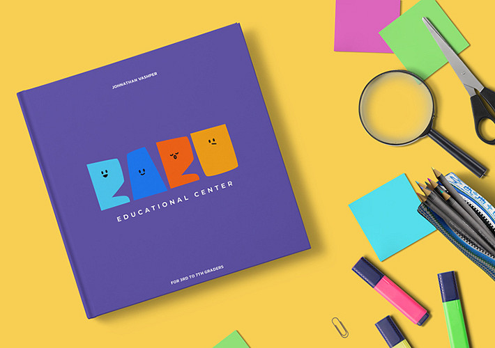 Mockups de branding para centro educativo