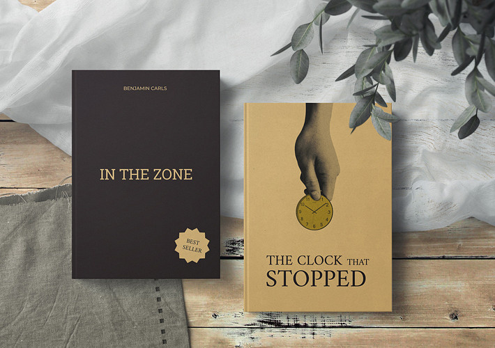 Pack de Mockups para Colección de Libros