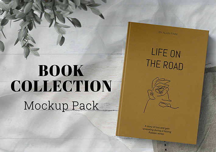 Pack de Mockups para Colección de Libros