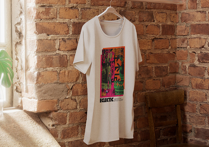 Maquette de design de T-shirt