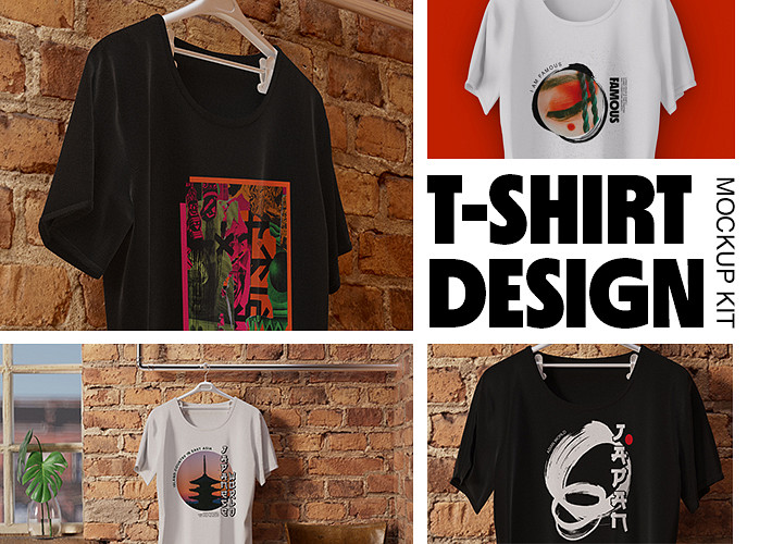 Maquette de design de T-shirt