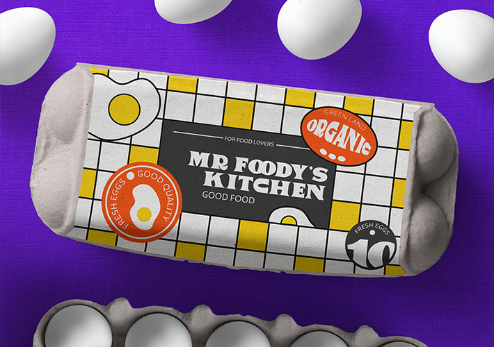Coleção de Mockups de Embalagens de Comida