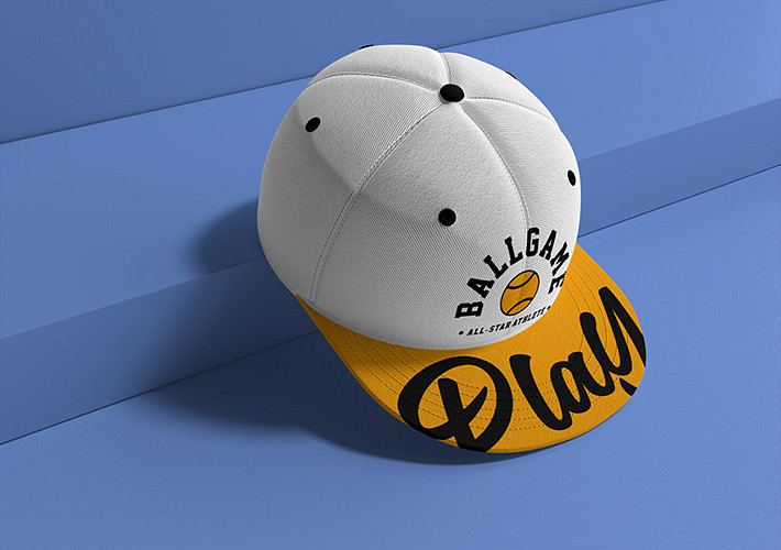 Maquettes de casquettes de baseball