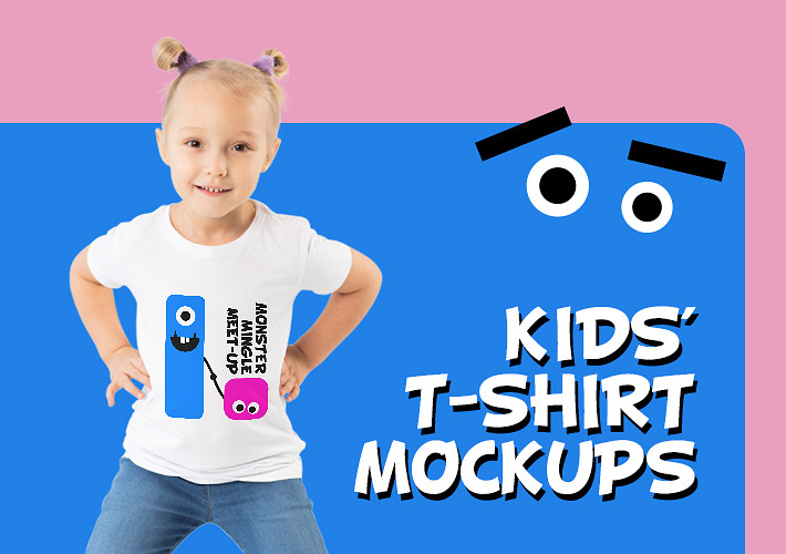 Çocuk Tişörtü Mockupları