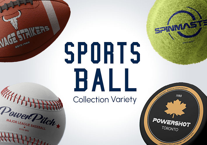 Collection de ballons de sport Variété