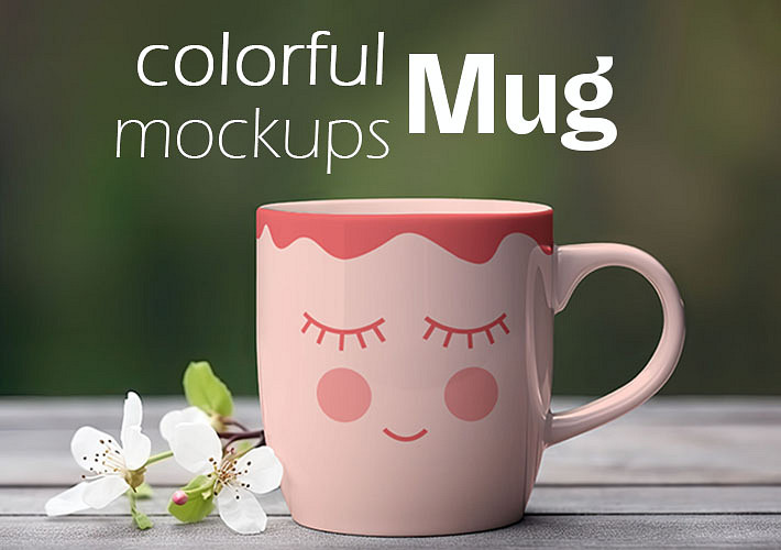 Colorful Mug Mockups