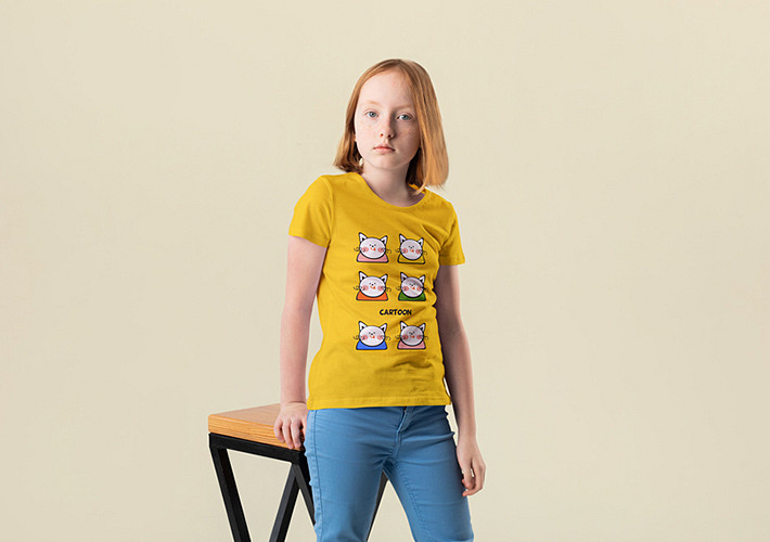 キッズTシャツのモックアップ集
