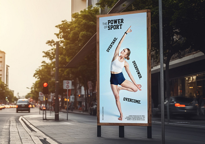 Mockups de vallas publicitarias en la ciudad