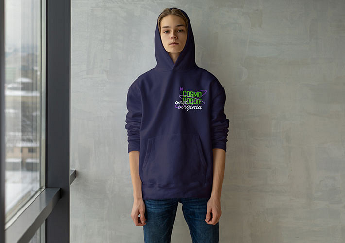 Colección de mockups para sudaderas a la moda