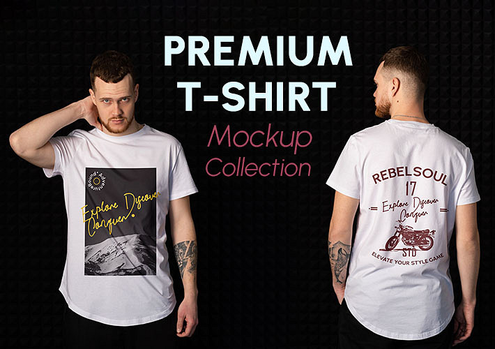 Premium Tişört Mockup Koleksiyonu