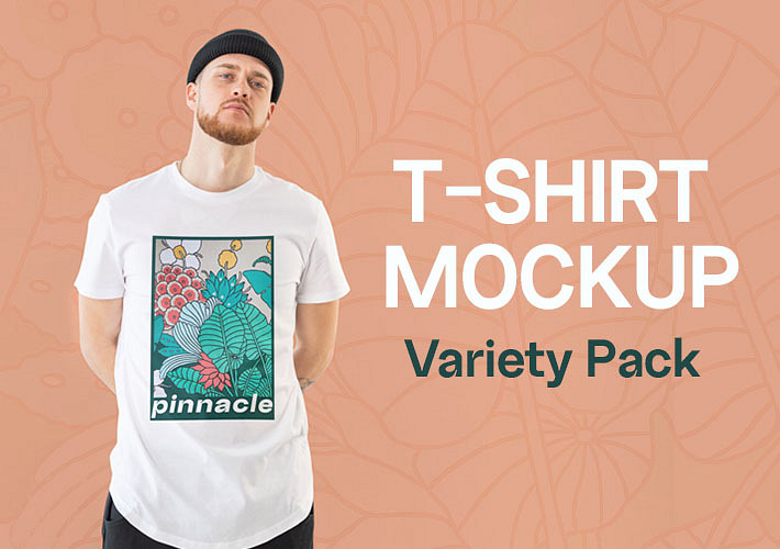 Tişört Mockup Çeşitlilik Paketi