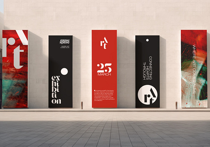 Présentoirs extérieurs pour musées