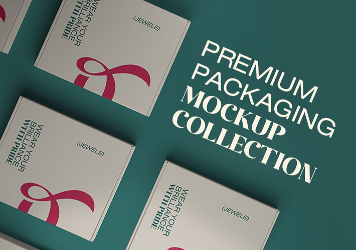 Premium Ambalaj Mockup Koleksiyonu