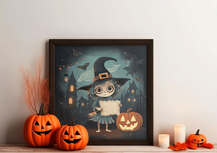 Kit de maquettes de décorations d'Halloween