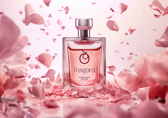 Elegante Parfümflaschen-Mockups