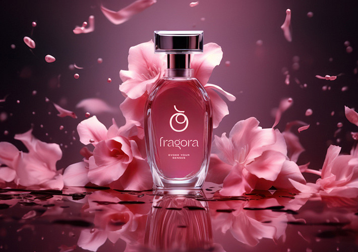 Elegante Parfümflaschen-Mockups