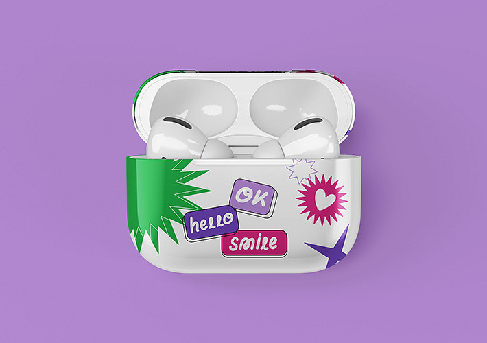 AirPodケースのモックアップキット