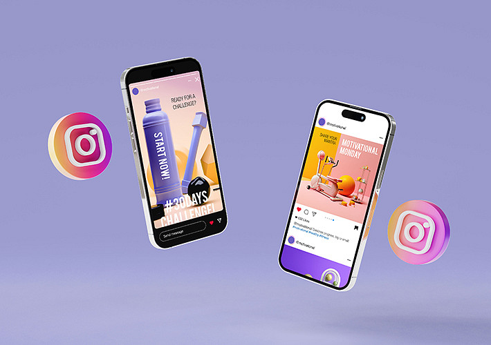Kit de maquettes Emojis Instagram