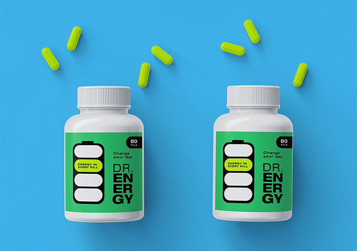 Kit de mockups de envases de pastillas