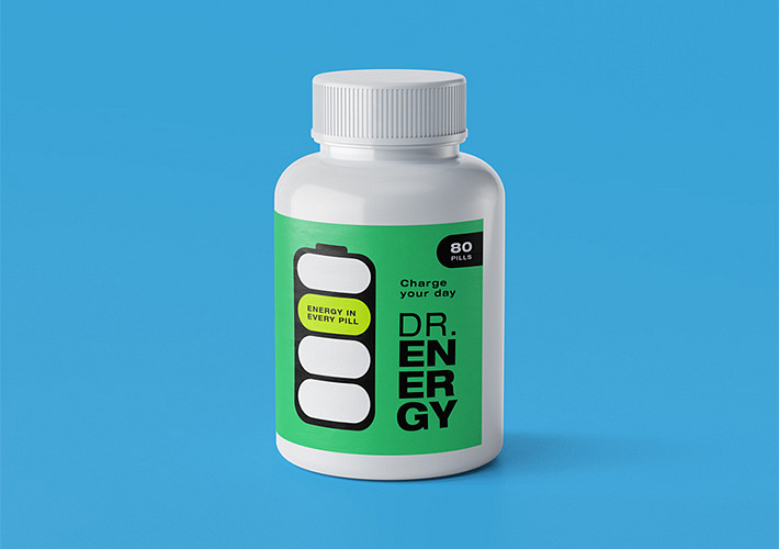 Kit de mockups de envases de pastillas