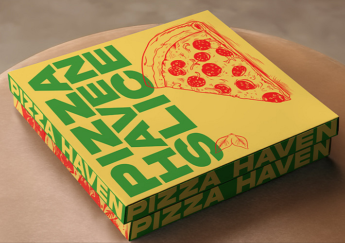 Maquetes de Embalagens para Pizza