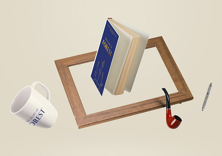 Paquete de Mockups Sin Gravedad