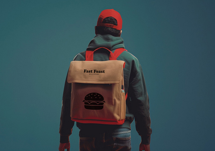 Kit de mockups de mochilas estilizadas