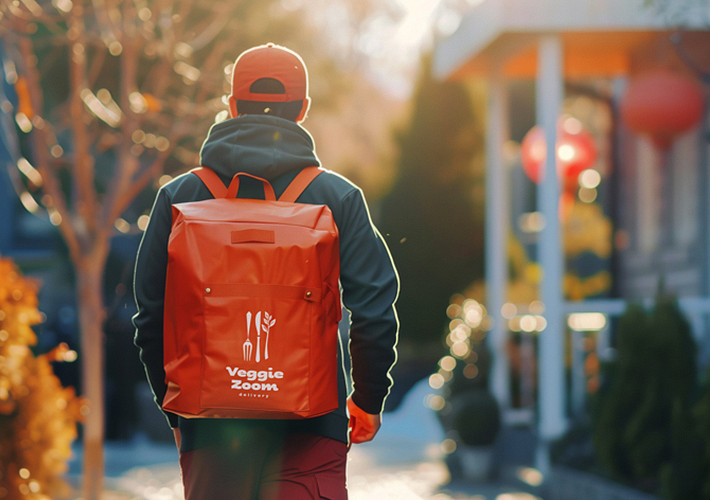 Kit de mockups de mochilas estilizadas
