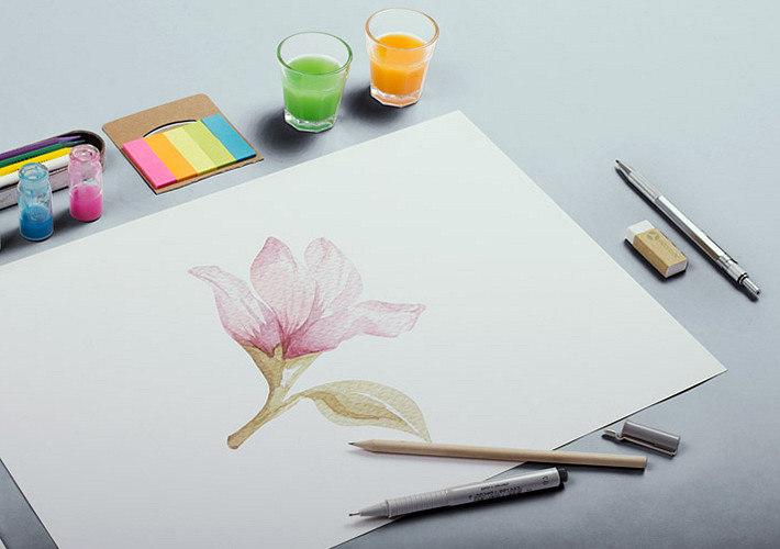 Paquete de Mockups de Pinturas en Acuarela