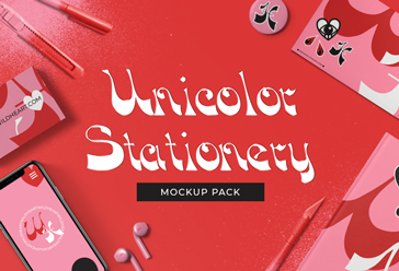 Unicolor Stationery Pack